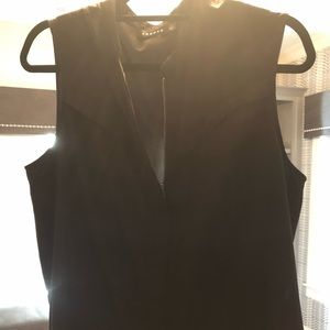 Trouve black sleeveless shirt
